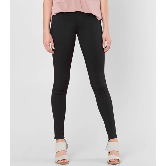 Miss Me Denim - Miss Me Super Skinny Stretch Black Mid-Rise Jeans